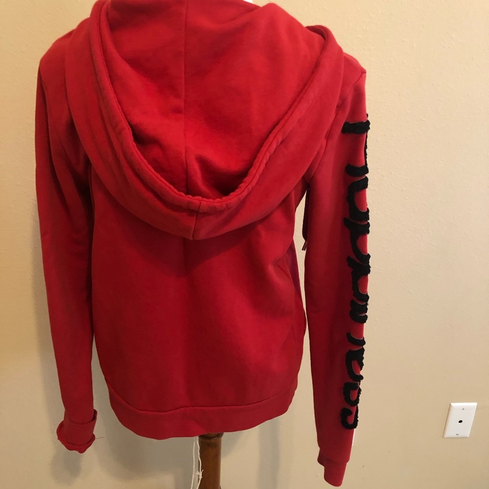 HAPPINESS Happy Zip Up Jacket- RUBY - Picture 9 of 11